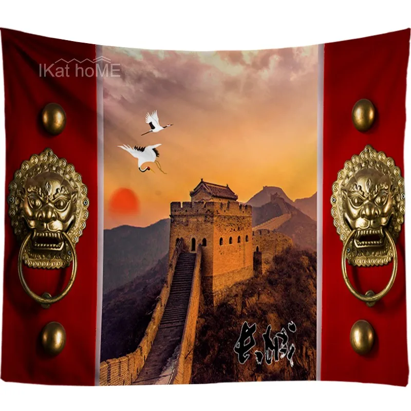 

Great Wall of China Psychedelic Tapestry Large Wall Tapestry Hippie Wall Hanging Bohemian Decor Mandala Wall Tapestries Wall Art