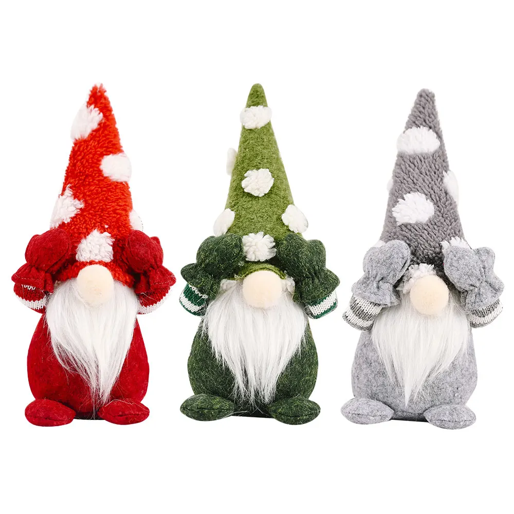 

Christmas Faceless Gnome Santa Cartoon Xmas Tree Hanging Ornament Doll Decoration For Home Pendant Gifts Party Supplies