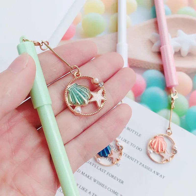 Морские Раковины Морская гелевая ручка с подвеской чернильная рекламный подарок