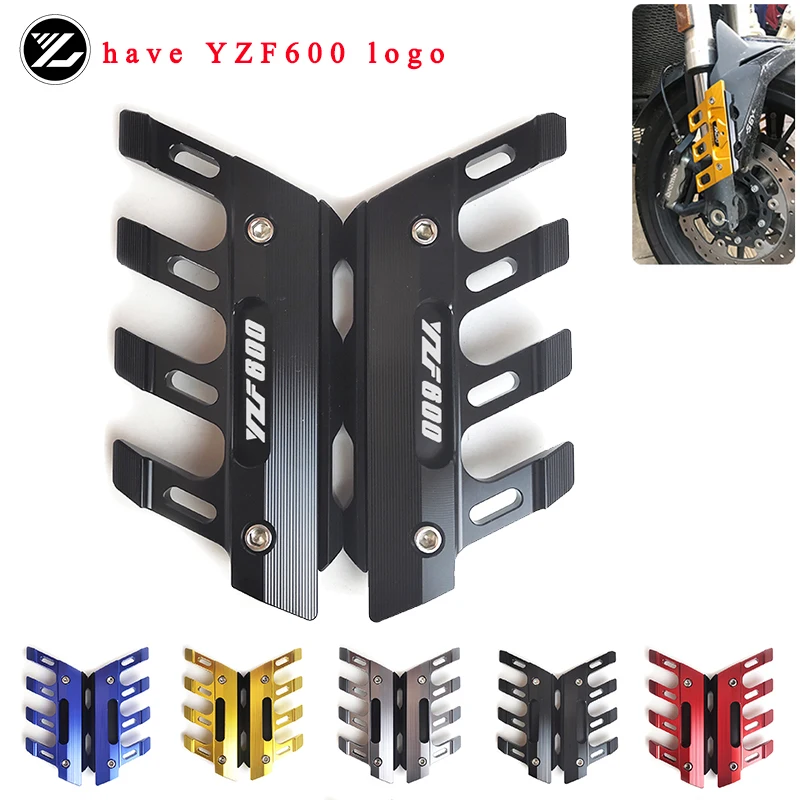 

Motorcycle Accessories Front Brake Disc Caliper Protector Cover For YAMAHA YZF600 R6 YZF 600 1999 2000 2001 2002