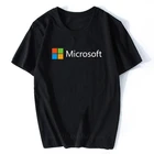 Мужская хлопковая футболка с коротким рукавом IT Google, Повседневная футболка с принтом и буквенным принтом, цвет раньше, 2019