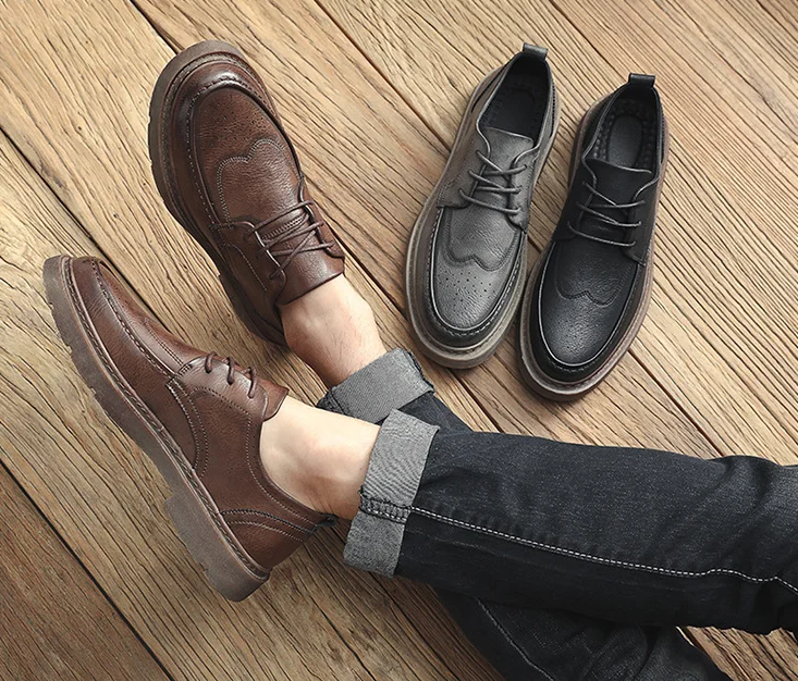 

2020 мужские классические повседневные оксфорды из кожи обувь, деловая, официальная, кожаные туфли, мужские оксфорды