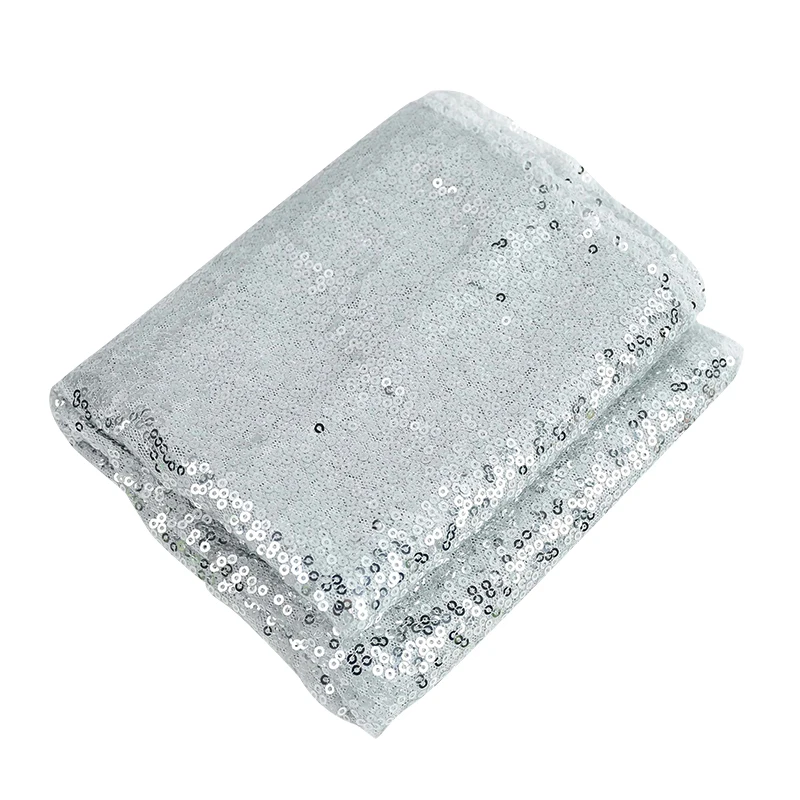 Блестящие блестящие скатерти с вышивкой розовые цвета шампанского золотые для