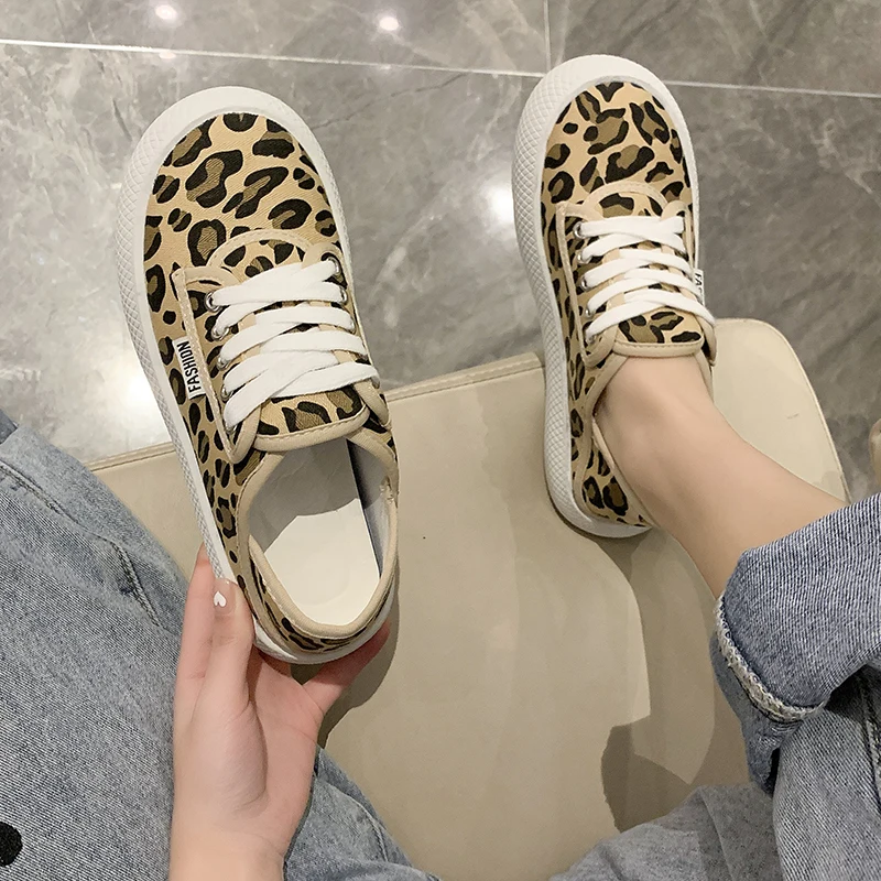 

Sports Shoes Lady Casual Female Sneakers Espadrilles For Women Clogs Platform Round Toe Autumn Modis Basket Leopard Creepers Sum