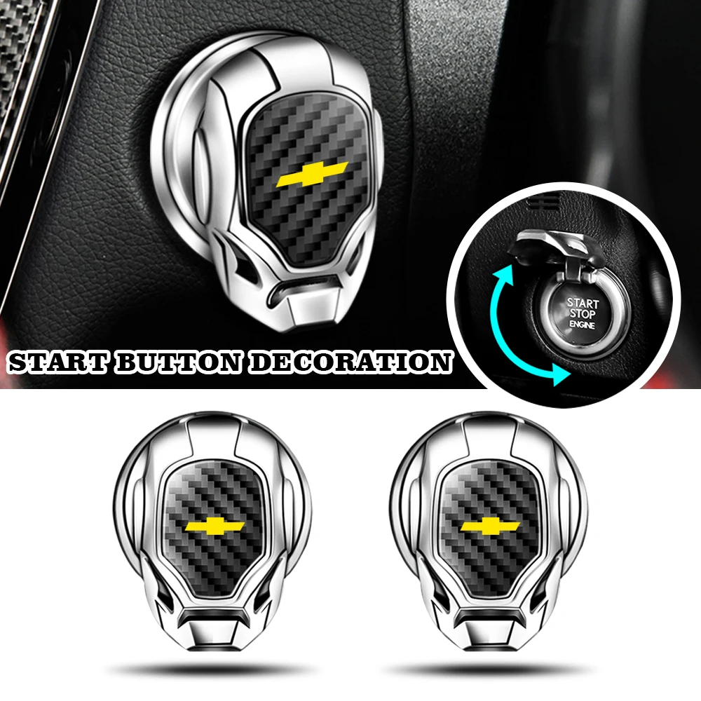 

Car Accessories Car Engine Ignition Start Stop Button Decoration Cover For Chevrolet Cruze Captiva Lacetti Aveo Niva Trax Onix