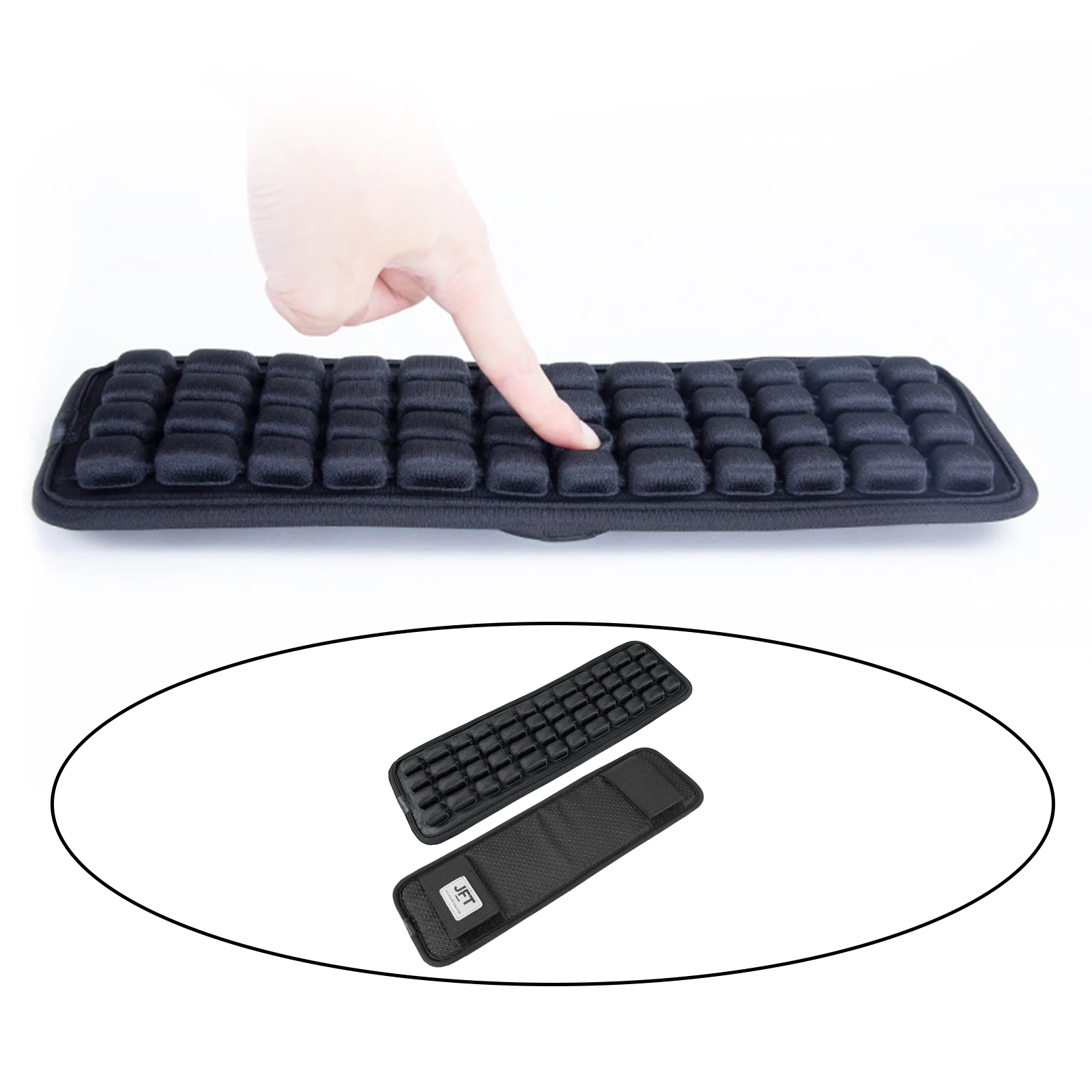 1pair breathable non slip shoulder strap pads backpack air cushion pad curved detachable for seat belts protect camera bags free global shipping