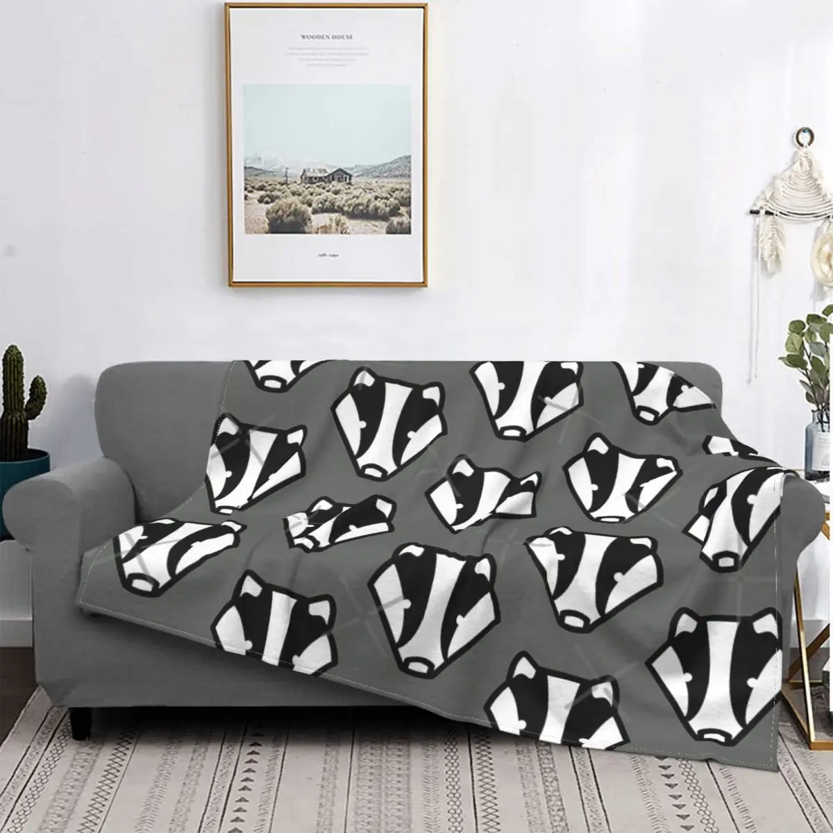 

Серое барсучье и одеяло, покрывало для кровати, плед в клетку, пушистое двустороннее покрывало в клетку, одеяло для приема