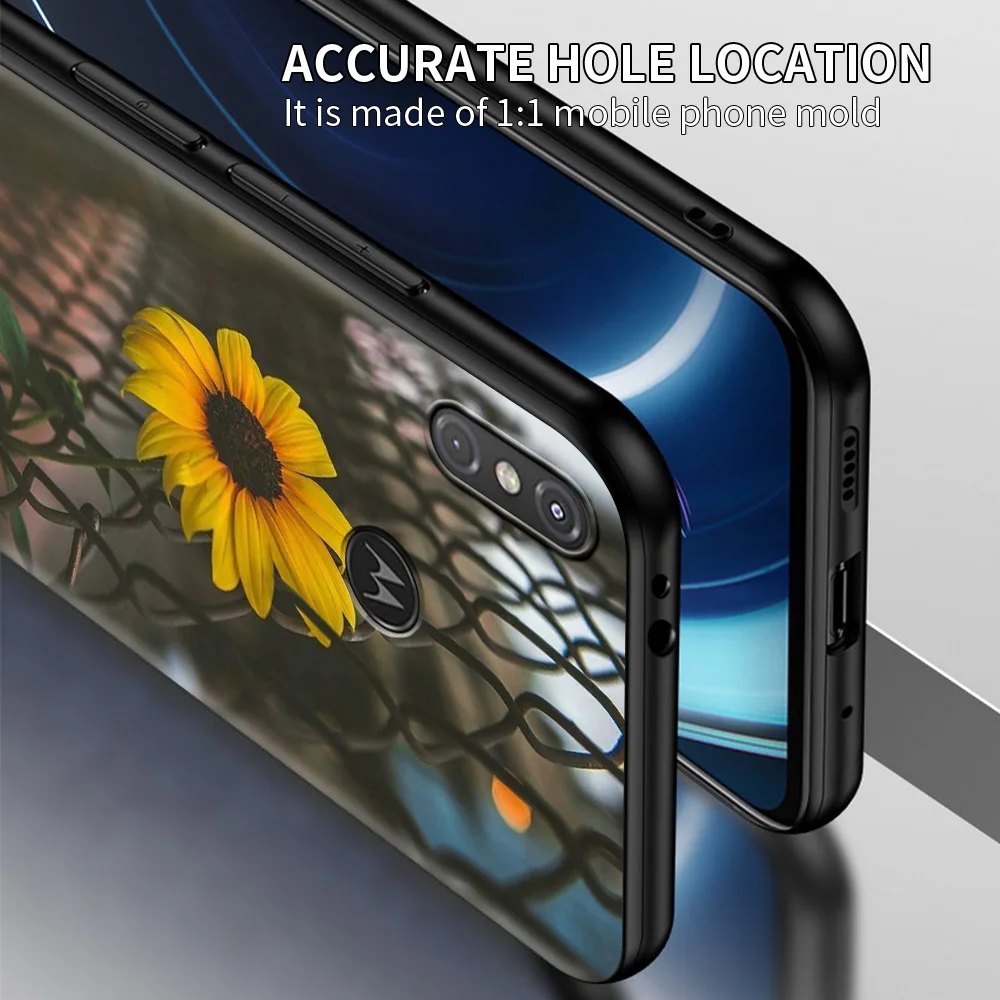 phone case for moto one fusion g stylus g100 g60s g60 g50 g30 g20 g10 g9 g8 plus play power lite e40 e20 e6s botany sunflower free global shipping