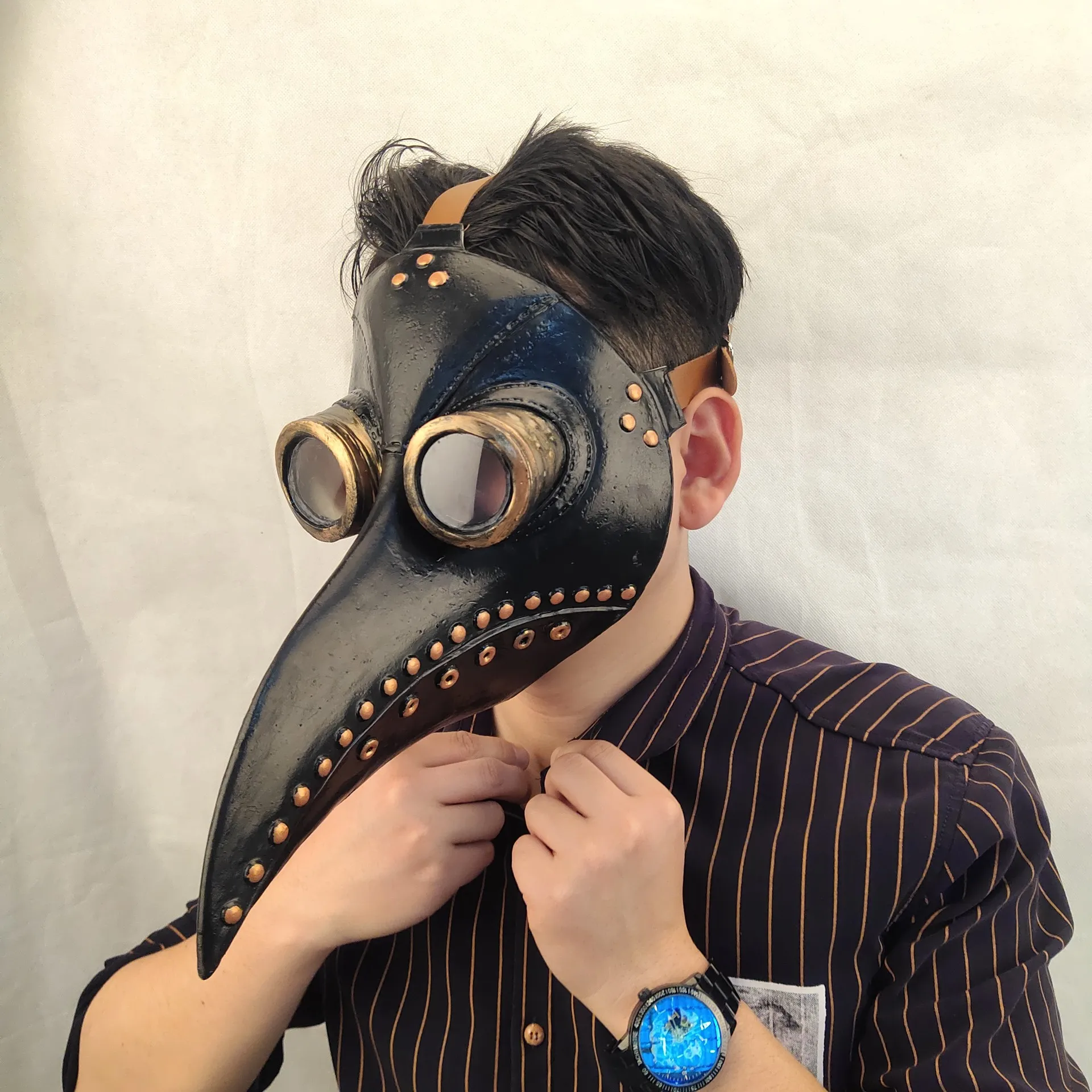 Смешные средневековые стимпанковские докторские ворона шнабел Мрачный Жнец