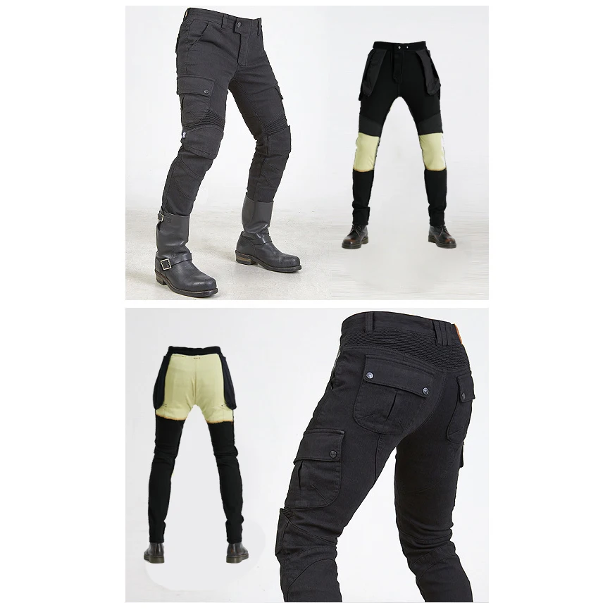 Брюки мужские мотоциклетные защитные штаны для мотокросса байкерские
