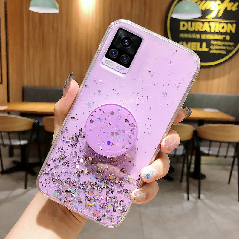 Мягкий силиконовый чехол-подставка из ТПУ для VIVO V20 Pro | Мобильные телефоны и