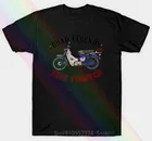 Винтажная японская мотоциклетная футболка унисекс из хлопка Honda Super Cub