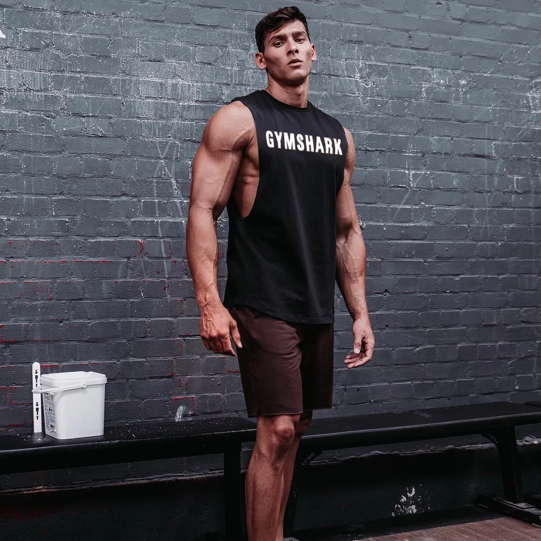 

Running Vest Men's Breathable Fitness Gym Sleeveless T-shirt Training Tank Top Basketball Sportwear Muscle Bodybuilding Clothing