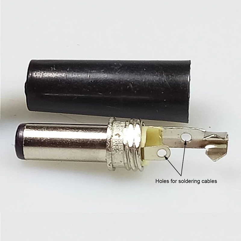 

10pcs DC cable connector 5521 DC power male plug connector 5.5x2.1mm power supply adapter