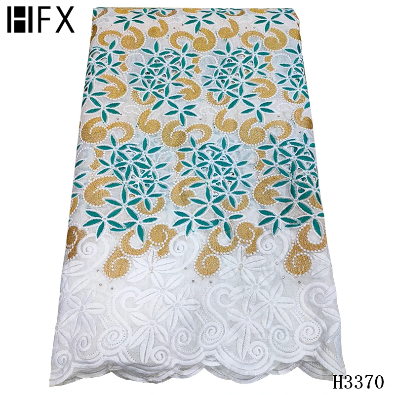 

Blue Swiss voile lace fabric 2020 high quality lace 100% Cotton Lace Fabric With Embroiderey Lace For Dubai Wedding Dress