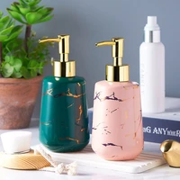 marble texture bathroom accessories hand washing liquid bottle shampoo containershower gel canlotion bottlessoap dispenser