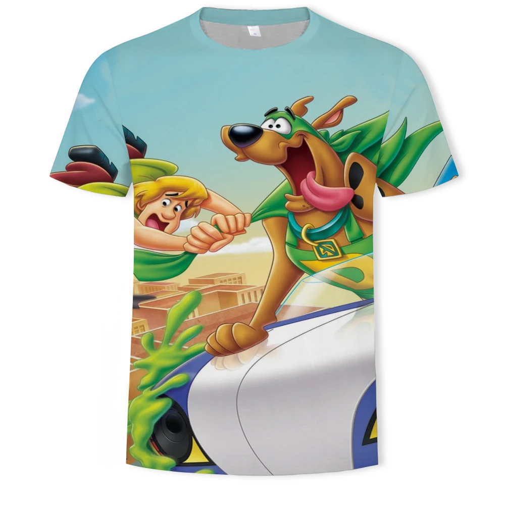 

Cute T-shirt trend summer comfortable short-sleeved O-neck 3D printed top 2021T-shirt popular anime male anime character