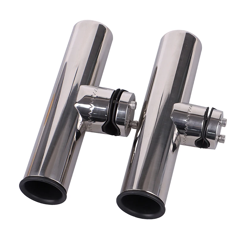 

1PCS Boat Accessories marine stainless Boat Stainless Steel Clamp On Fishing Rod Holder Rails Tube yacht accessorie