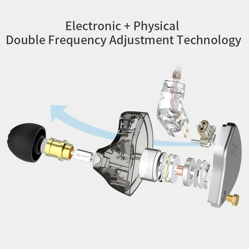 Наушники вкладыши CCA CA4 1BA + 1DD гибридные 2 штырька|Наушники и гарнитуры| |