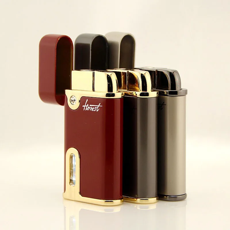 

Metal Windproof Torch Lighter Classic Fashion Lighter Butane Gas Lighter Smoking Accessories Gadgets for Men