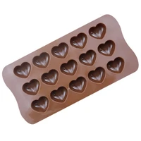 diy handmade love chocolate mold five pointed star gift box fondant pudding silicone mold cake baking tools kitchen accessories