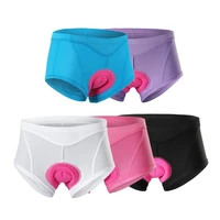 arsuxeo woman sport underwear thickened sponge cushion bicycle panties for running shorts breathable quick dry wicking shorts