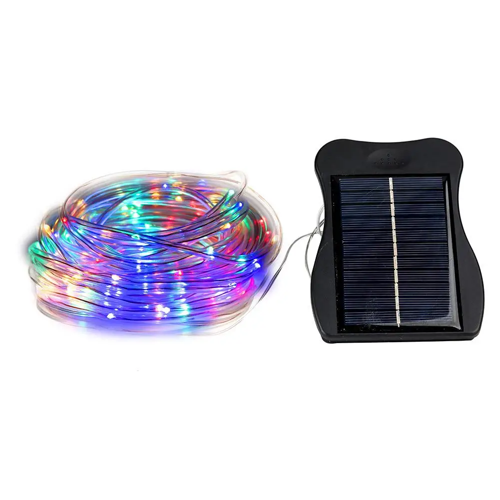 Гирлянда на солнечной батарее 10 м 100 светодиодов|Осветительные гирлянды| |
