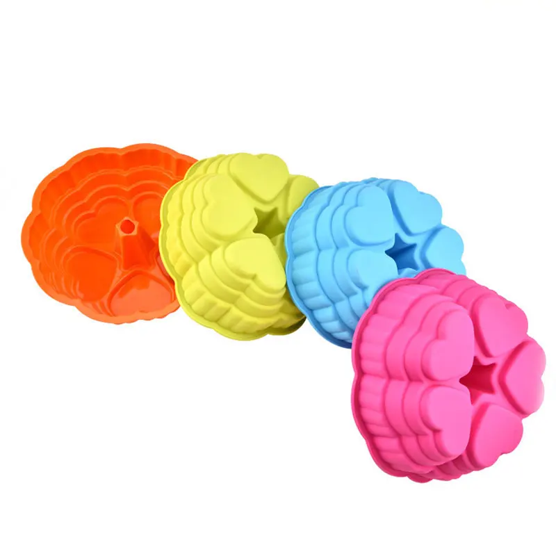 Новое поступление форма в форме сердца d для торта замка DIY шоколад помадка хлеб