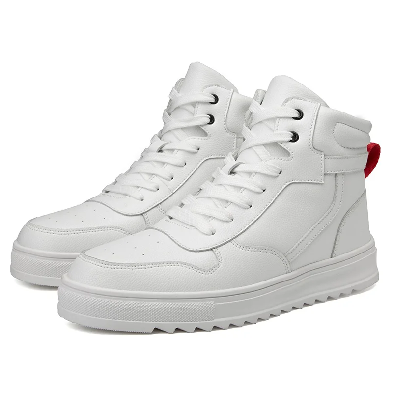 Ботинки из искусственной кожи Белые зимние кроссовки уличная походная обувь 1