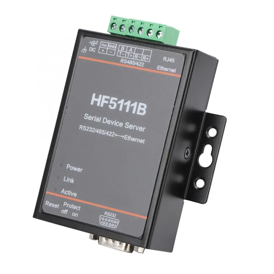 Connettori Elettrici HF 5111B последовательный сервер 3 в 1 RJ45 RS232/RS485/RS422 к Ethernet DTU|Терминалы| |