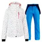 2021 женский зимний лыжный костюм, ветрозащитные теплые куртки и брюки, водонепроницаемая одежда для сноуборда, женские лыжные костюмы, зимнее пальто