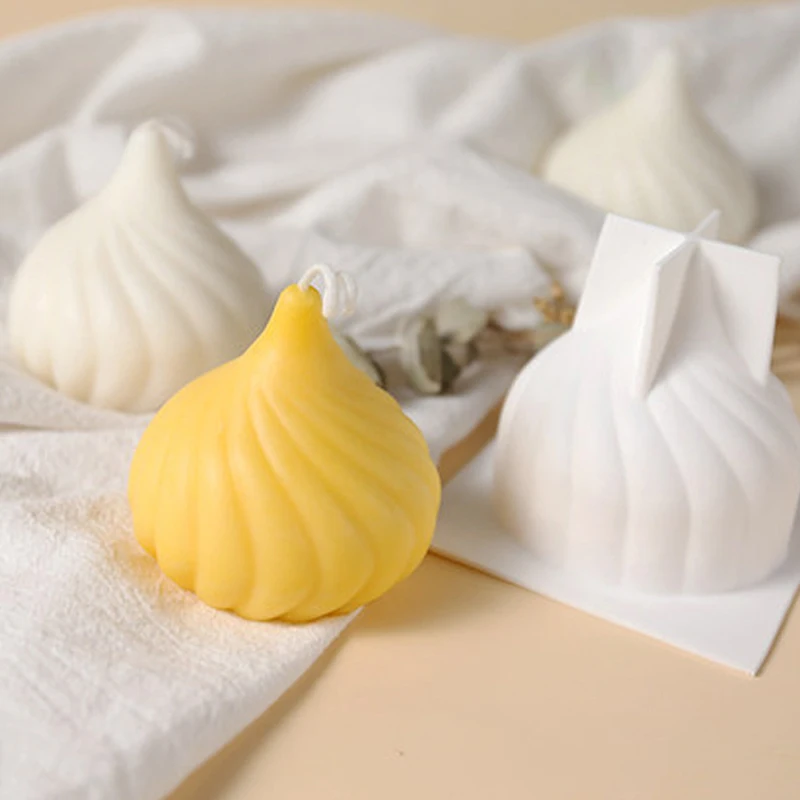 

Aromatherapy Candle Silicone Mold Creative Onion Head Candle Mold European Holiday Gift Decoration Candle Making Mold