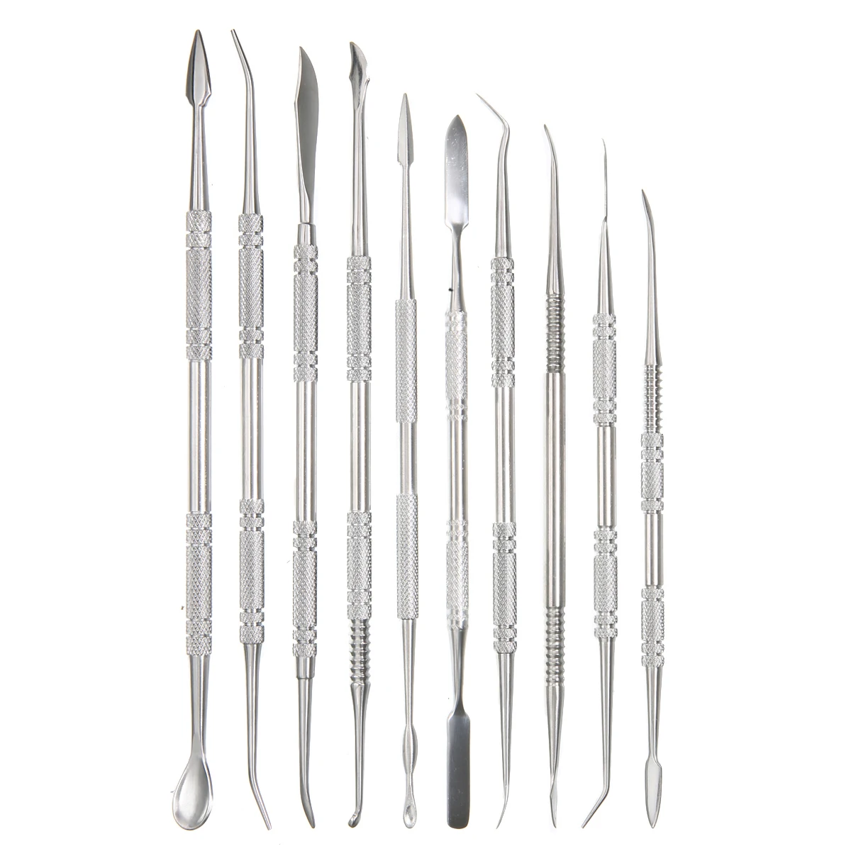 2020 Новинка 10 шт из нержавеющей стали глиняный Набор для лепки восковые резные