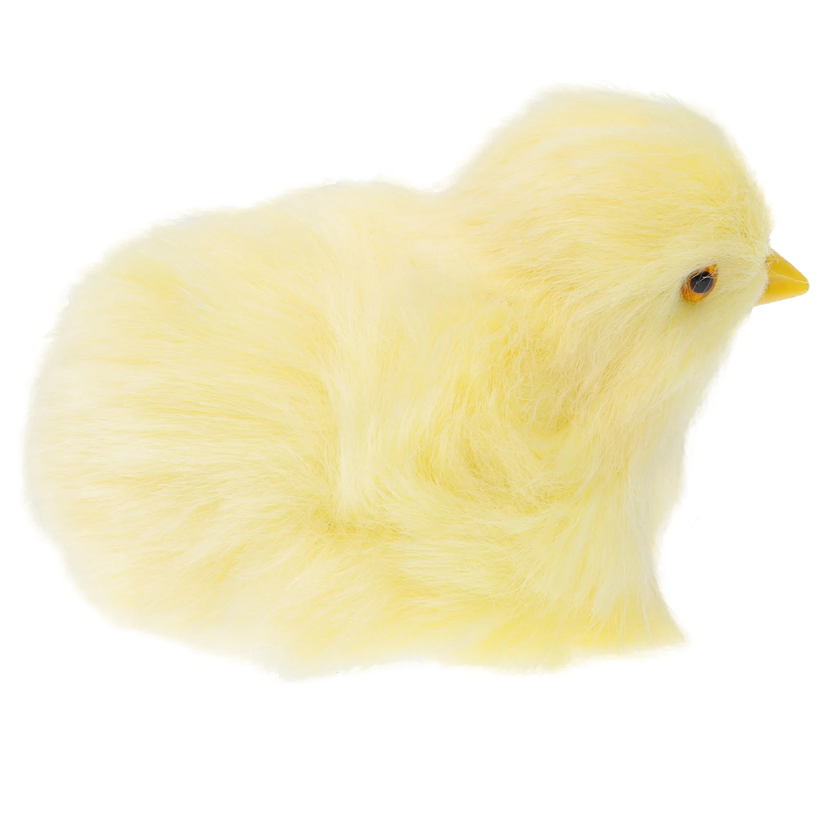 

1pc Easter Decorative Chicken Modeling Garden Yard Decor Plush Chicken Model