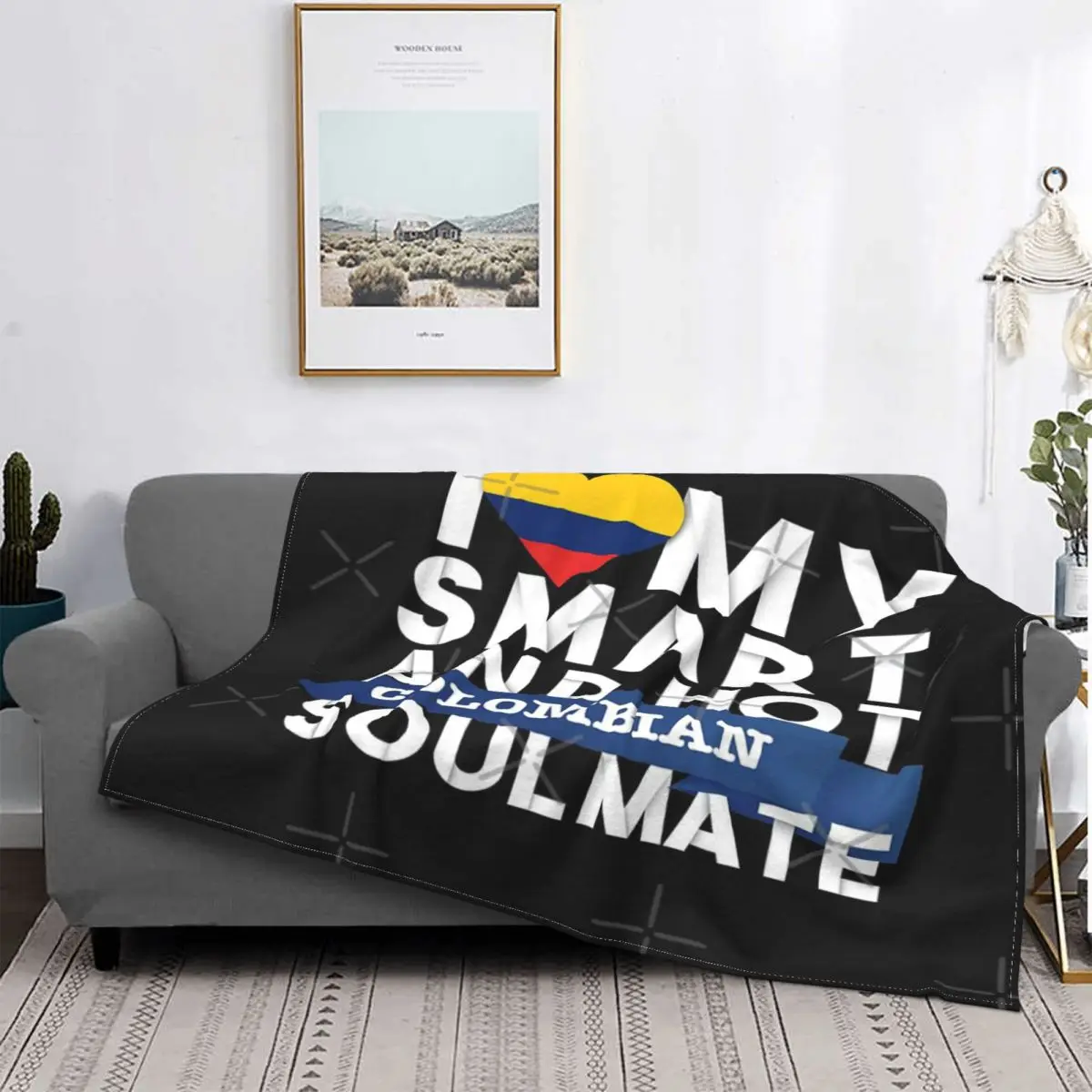 

I Love My Smart-Manta a cuadros para cama, Edredon a cuadros escrojoso, manta de verano, toalla de lujo