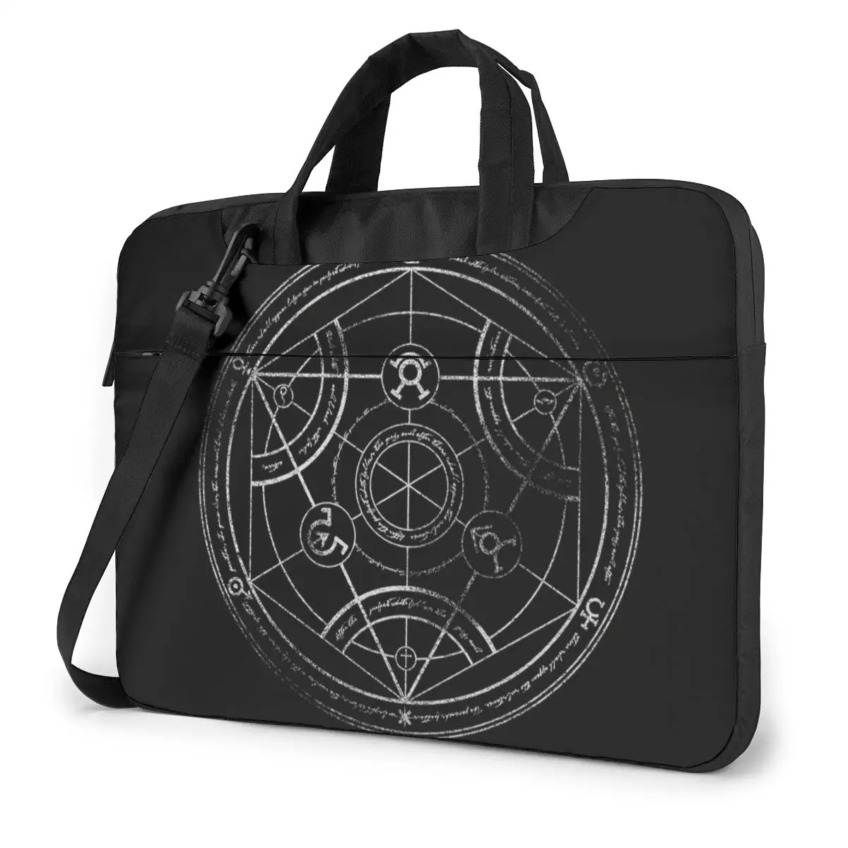 

Human Transmutation Circle Laptop Bag Case Protective Vintage Computer Bag Bicycle Crossbody Laptop Pouch