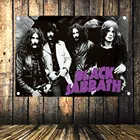 Постер рок-группы певицы в стиле ретро, холст, картина, баннер и флаг, настенное искусство, украшение для дома, тяжелый металл, музыкальная Настенная карта, гобелен b4