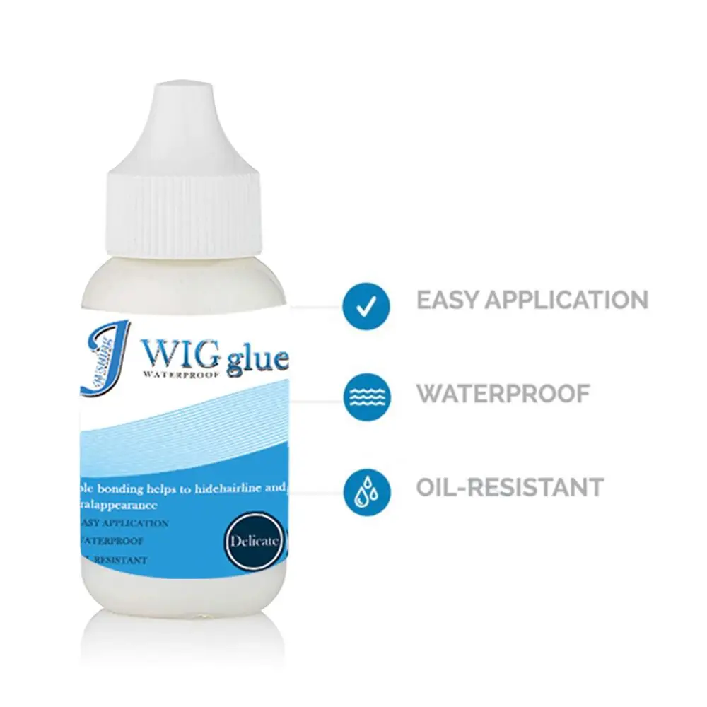 Склеивающий клей для волос 38 мл склеивающий katelon париков невидимый с 1 бутылкой 30