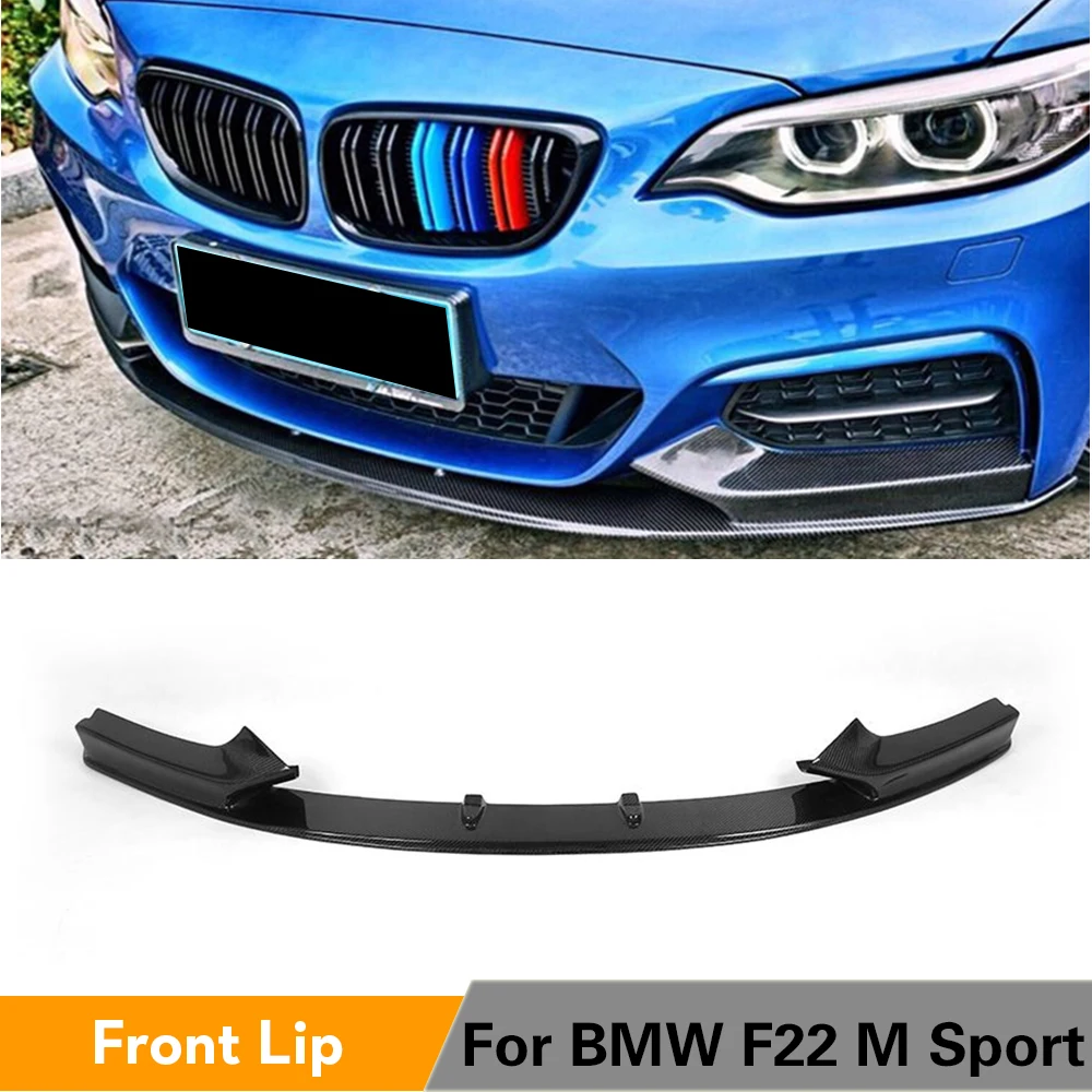 Передний бампер спойлер разветвители для BMW 2 серии 220i 230i 235i 228i F22 M Sport 2Door 2014 2017