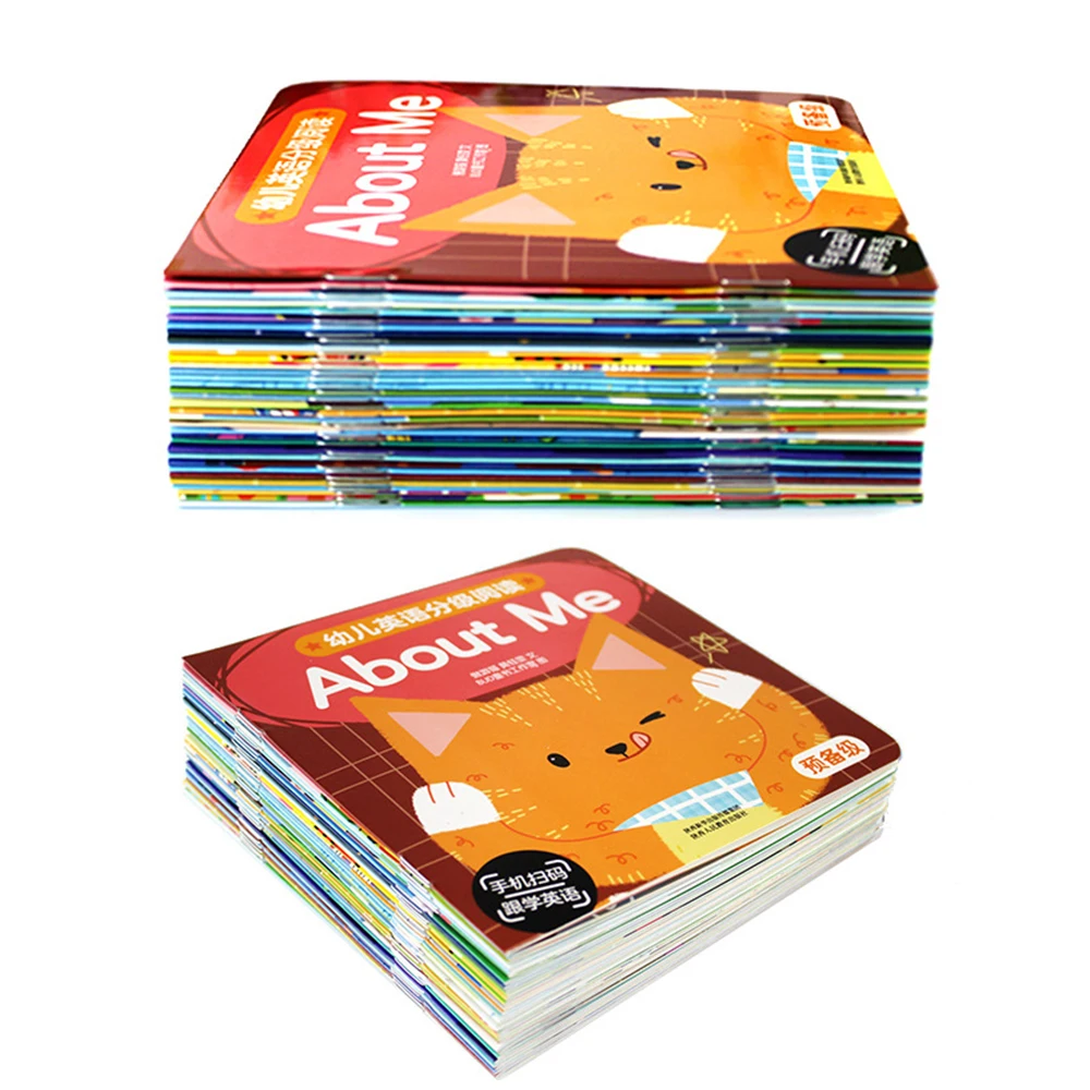 35 книг/Набор Предварительно уровень Детские Обучающие с историями на английском