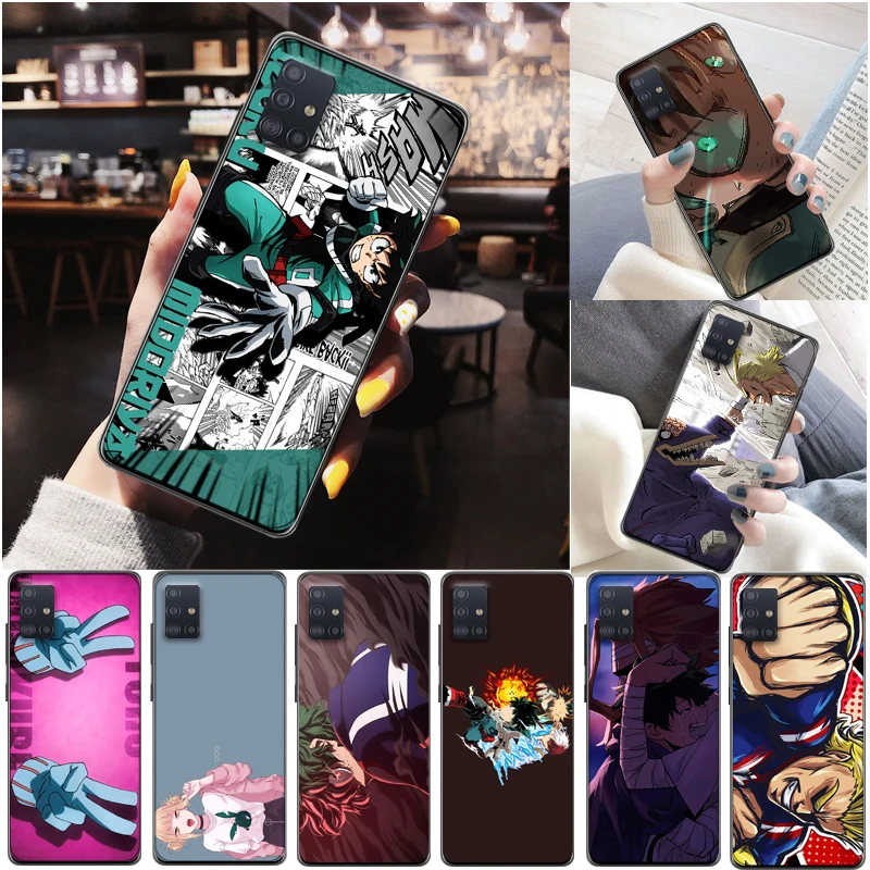 

My Hero Academia Tomura Boku Bakugou Katsuki Todoroki Shouto Dabi Shigaraki Phone Case For Samsung Galaxy A51 A71 4G 5G Cases