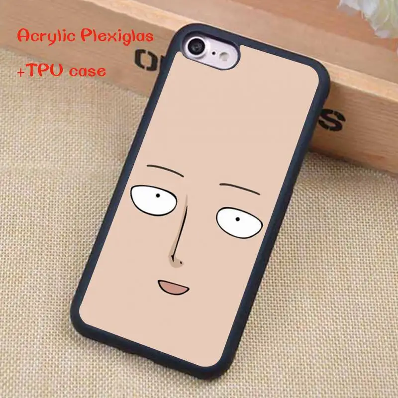 

Cartoon Anime One Punch Man Phone Case For iphone 12 11 Pro Max X XR XS SE 2020 6S 7 8 Plus Acrylic Plexiglass TPU