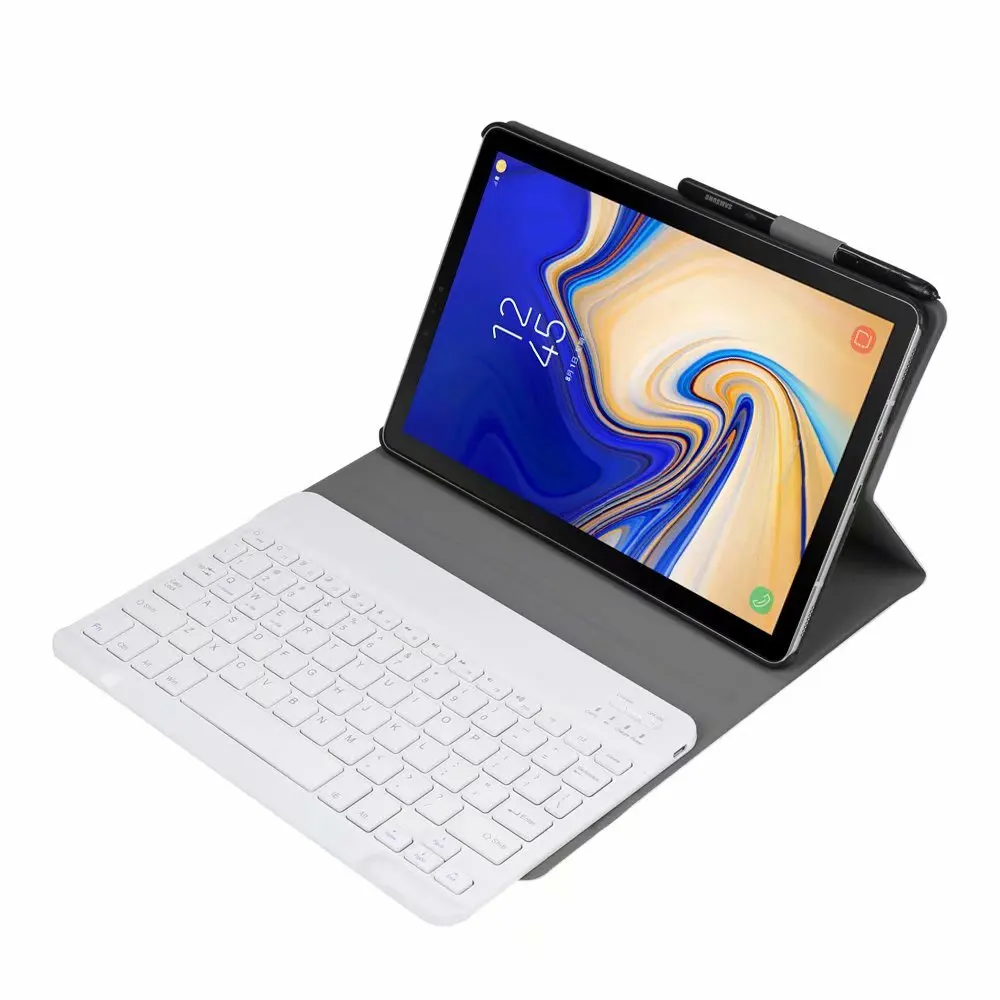 

Чехол для Samsung Galaxy Tab A T510 T515 SM-T510 10,1 дюйма Bluetooth Беспроводная Магнитная клавиатура с защитой + подарок