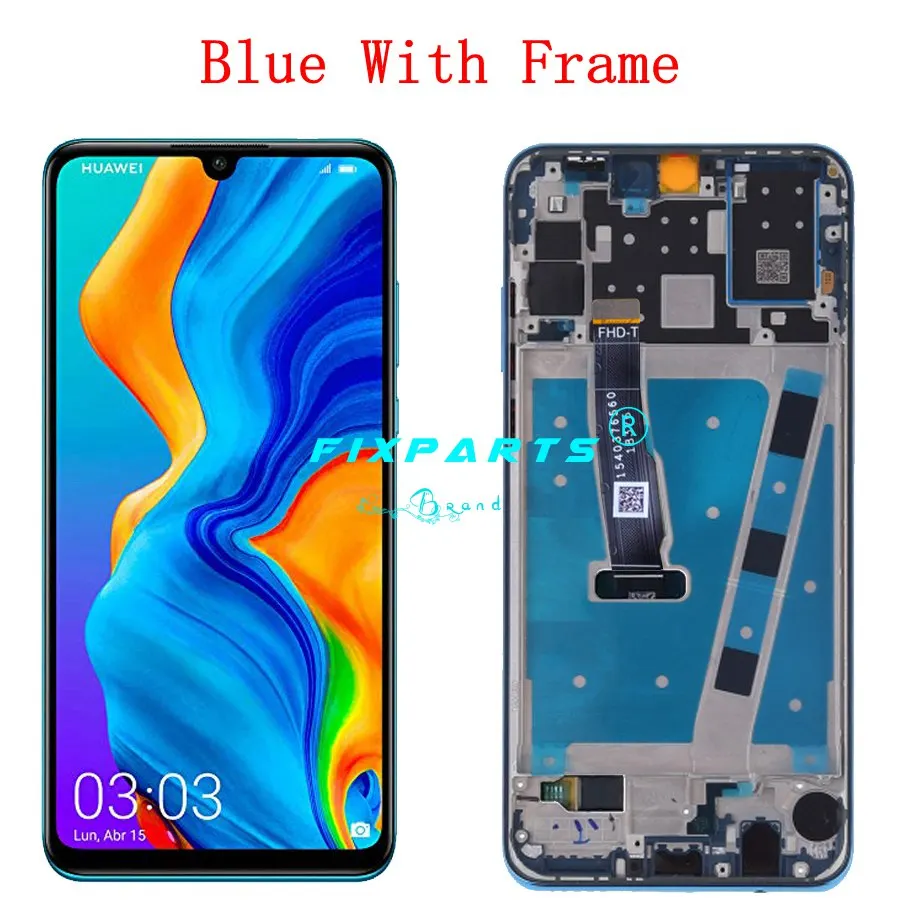 Оригинальный дисплей для HUAWEI P30 Lite ЖК сенсорный экран дигитайзер Замена Huawei Nova 4E