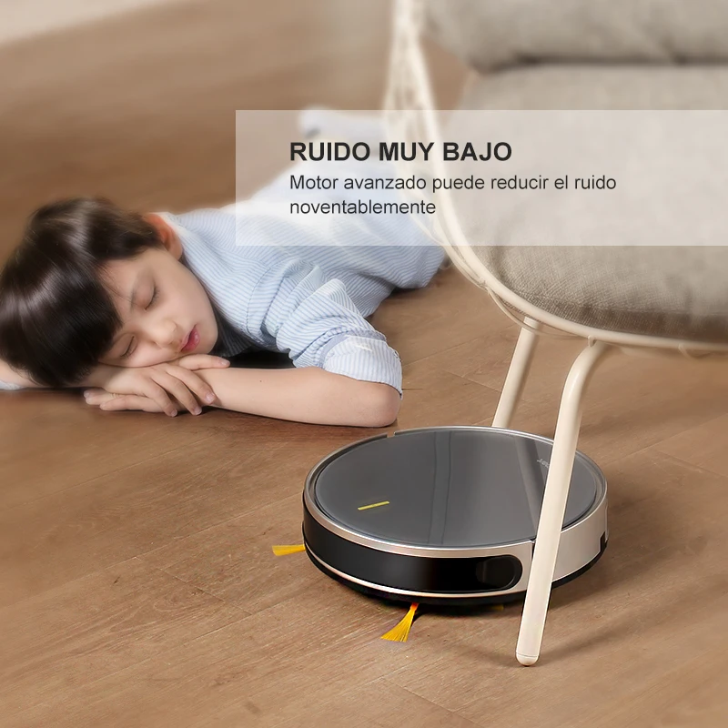 Fmart Робот-пылесос со шваброй APP Mapping 2000Pa Всасывание для ковра Волосы домашних