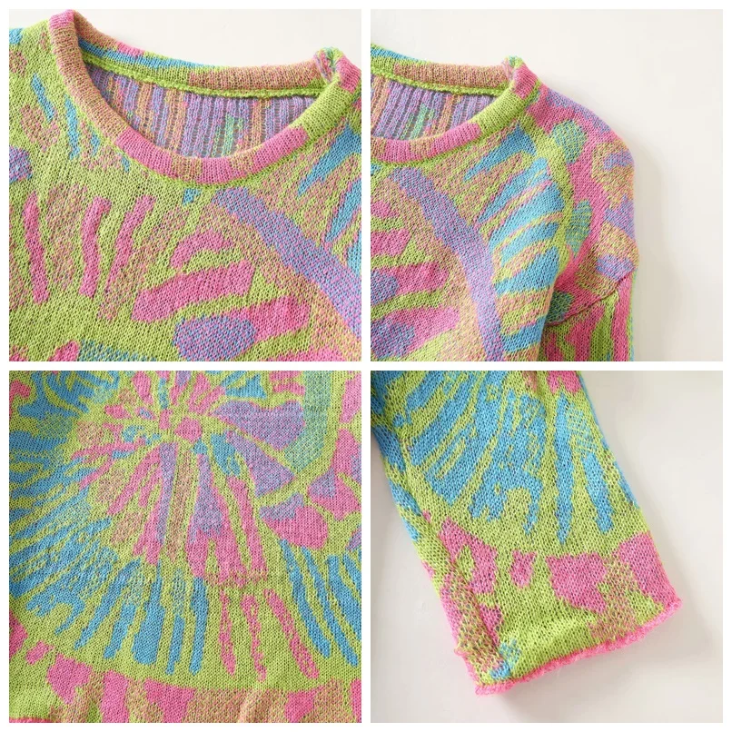 

MosiMolly Sprint Mohair Sweater Jumper Pullovers Women New O neck Soft Jumpers Women Mulit Color Oversize Knitting Sweater