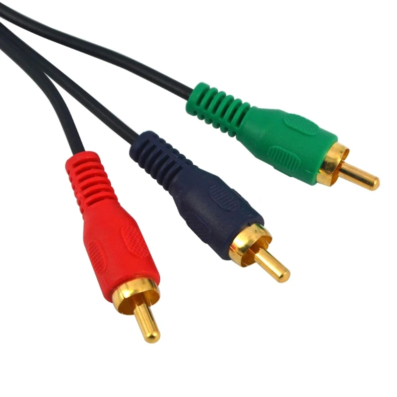 

HDMI to RCA Cable HDMI Male to 3RCA AV Composite Male M/M Connector Adapter Cable Cord Transmitter One-Way Transmission