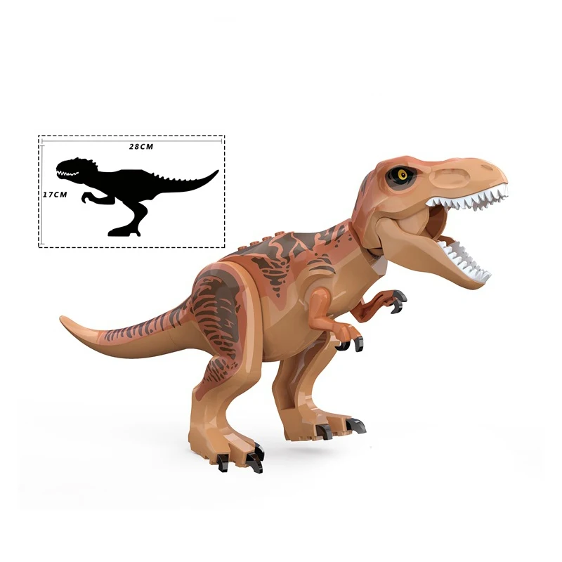 Брутальный Раптор здание Юрского периода блоки мир 2 мини динозавр фигурки