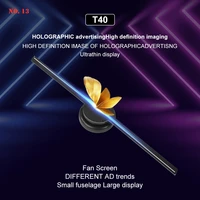 3d holographic projection fan hologram projector advertising display hologram fan holographic imaging lamp logo light euusuk