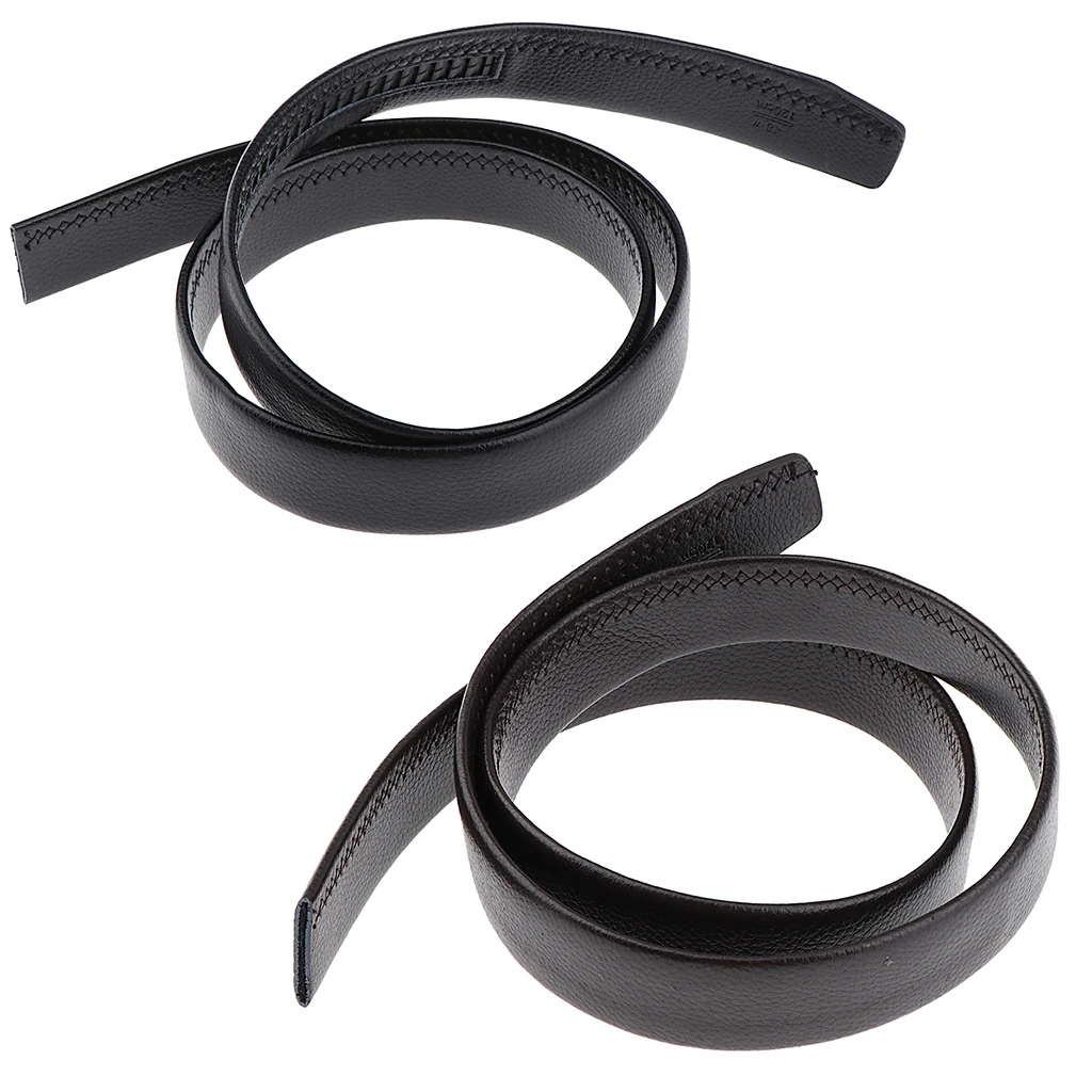 Винтажный Мужской ремень из искусственной кожи автоматический пояс без пряжки